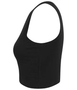 SF Clothing Ladies Cropped Top | Black thumbnail 3