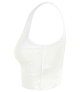 SF Clothing Ladies Cropped Top | White thumbnail 5