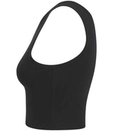 SF Clothing Ladies One Shoulder Top | Black thumbnail 4