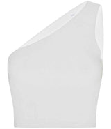 SF Clothing Ladies One Shoulder Top | White thumbnail 3