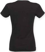 SF Clothing Ladies Feel Good Stretch T-Shirt | Black thumbnail 4