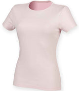 SF Clothing Ladies Feel Good Stretch T-Shirt | Baby Pink thumbnail 1