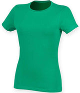 SF Clothing Ladies Feel Good Stretch T-Shirt | Green thumbnail 1
