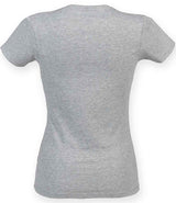 SF Clothing Ladies Feel Good Stretch T-Shirt | Heather Grey thumbnail 2