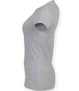 SF Clothing Ladies Feel Good Stretch T-Shirt | Heather Grey thumbnail 3