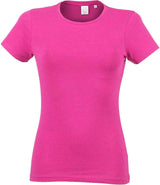 SF Clothing Ladies Feel Good Stretch T-Shirt | Heather Pink thumbnail 1