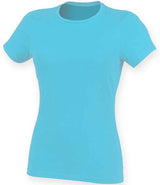 SF Clothing Ladies Feel Good Stretch T-Shirt | Surf Blue thumbnail 1
