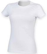 SF Clothing Ladies Feel Good Stretch T-Shirt | White thumbnail 3