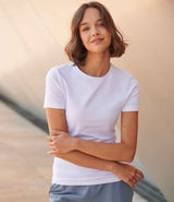 SF Clothing Ladies Feel Good Stretch T-Shirt | White thumbnail 2