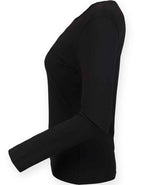 SF Clothing Ladies Feel Good Long Sleeve Stretch T-Shirt | Black thumbnail 5
