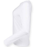 SF Clothing Ladies Feel Good Long Sleeve Stretch T-Shirt | White thumbnail 3