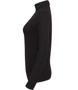 SF Clothing Ladies Feel Good Stretch Roll Neck T-Shirt | Black thumbnail 4