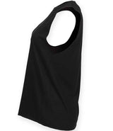 SF Clothing Ladies High Neck Vest | Black thumbnail 3