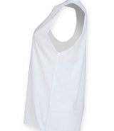 SF Clothing Ladies High Neck Vest | White thumbnail 5