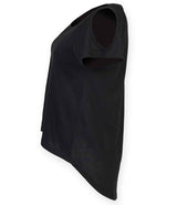 SF Clothing Ladies Drop Tail T-Shirt | Black thumbnail 4