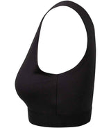 SF Clothing Ladies Fashion Crop Top | Black/Black thumbnail 3