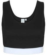 SF Clothing Ladies Fashion Crop Top | Black/White thumbnail 2