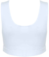 SF Clothing Ladies Fashion Crop Top | White/White thumbnail 2