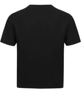 SF Clothing Ladies Cropped Boxy T-Shirt | Black thumbnail 2