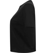 SF Clothing Ladies Cropped Boxy T-Shirt | Black thumbnail 3