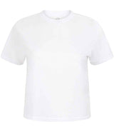 SF Clothing Ladies Cropped Boxy T-Shirt | White thumbnail 3