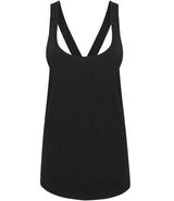 SF Clothing Ladies Fashion Workout Vest | Black thumbnail 2