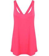 SF Clothing Ladies Fashion Workout Vest | Neon Pink thumbnail 2