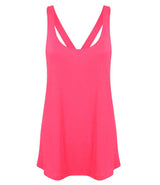 SF Clothing Ladies Fashion Workout Vest | Neon Pink thumbnail 1