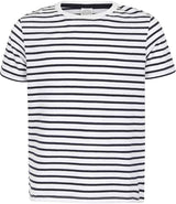 SF Clothing Kids Striped T-Shirt | White/Oxford Navy thumbnail 2