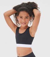 SF Clothing Kids Fashion Crop Top | Black/White thumbnail 1