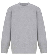 SF Clothing Kids Sustainable Fashion Curved Hem Sweatshirt | Heather Grey thumbnail 1