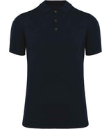 Spasso Knitted Polo Shirt | Navy thumbnail 1
