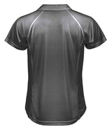 Spiro Ladies Team Spirit Polo Shirt | Grey/Lime Green thumbnail 3