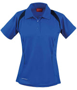 Spiro Ladies Team Spirit Polo Shirt | Royal Blue/Navy thumbnail 3