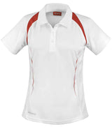Spiro Ladies Team Spirit Polo Shirt | White/Red thumbnail 2