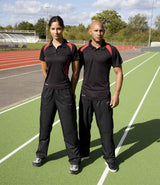 Spiro Team Spirit Polo Shirt | Black/Red thumbnail 1