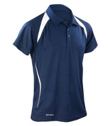 Spiro Team Spirit Polo Shirt | Navy/White thumbnail 2