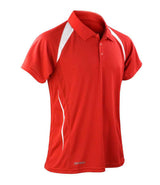 Spiro Team Spirit Polo Shirt | Red/White thumbnail 2