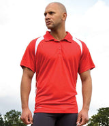 Spiro Team Spirit Polo Shirt | Red/White thumbnail 1
