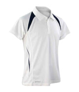 Spiro Team Spirit Polo Shirt | White/Navy thumbnail 1
