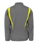 Spiro Unisex Zip Neck Trial Training Top | Grey/Lime Green/White thumbnail 3