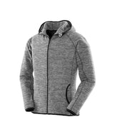 Spiro Ladies Micro Fleece Hoodie | Grey/Black thumbnail 2