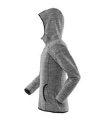Spiro Ladies Micro Fleece Hoodie | Grey/Black thumbnail 4