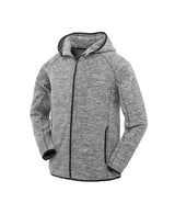 Spiro Micro Fleece Hoodie | Grey/Black thumbnail 3