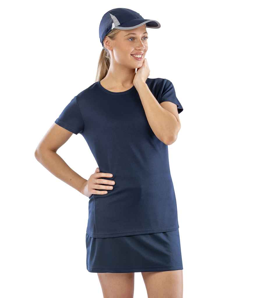 Spiro Ladies Quick Dry Performance T-Shirt | Navy