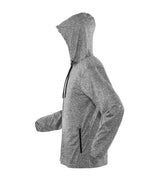 Spiro Hooded T-Shirt Jacket | Marl Grey thumbnail 5
