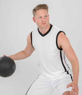 Spiro Basketball Top | White/Black thumbnail 1