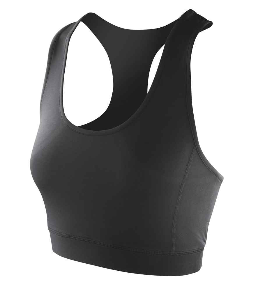 Spiro Impact Ladies Softex® Crop Top | Black