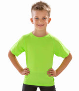 Spiro Kids Impact Performance Aircool T-Shirt | Lime Green thumbnail 1