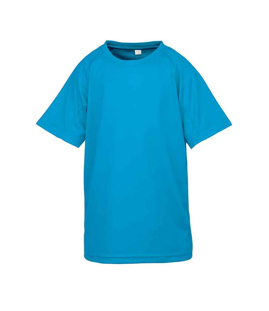 Spiro Kids Impact Performance Aircool T-Shirt | Ocean Blue